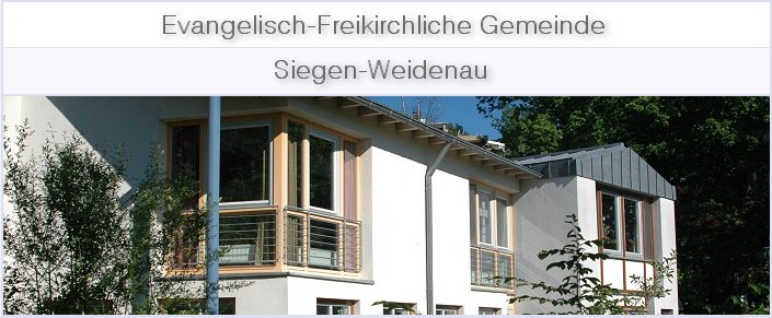 Eingang zur Webseite der EFG Siegen-Weidenau